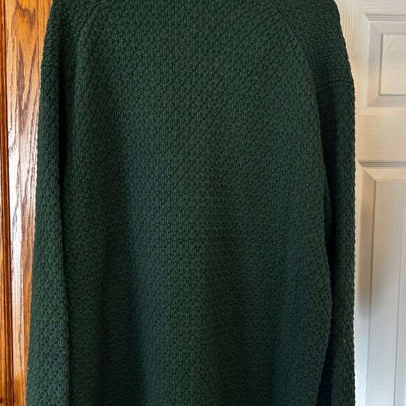 J. Crew Green Shawl Cardigan XXL (EUC) - Picture 3 of 6